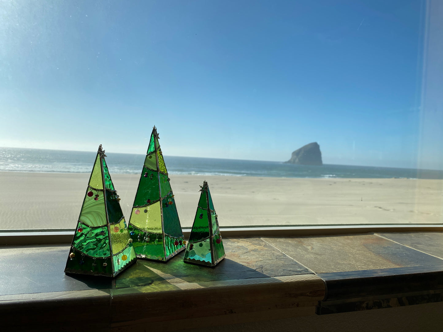 Green 3D Tea Light Christmas Tree