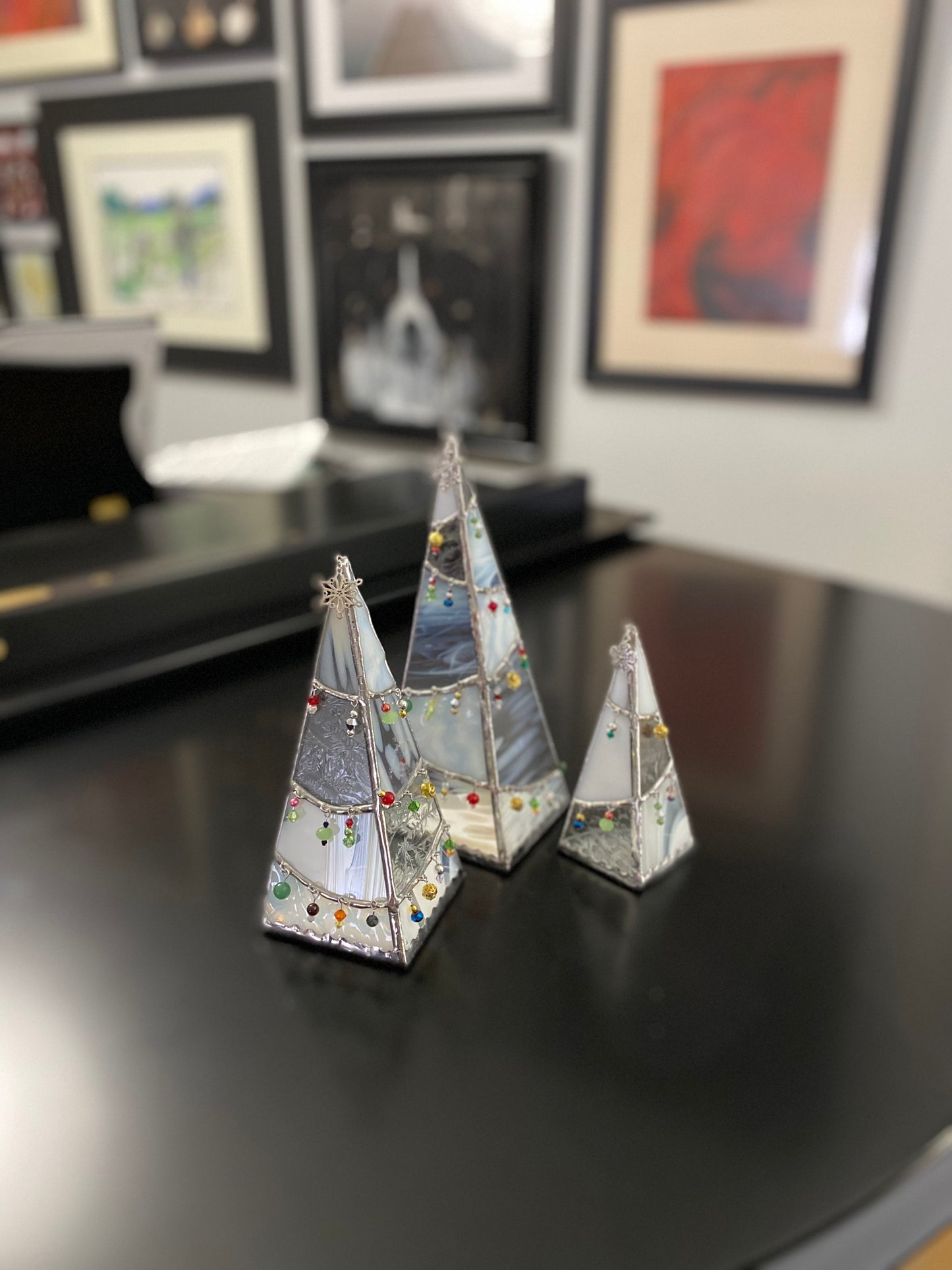 White 3D Tea Light Christmas Tree