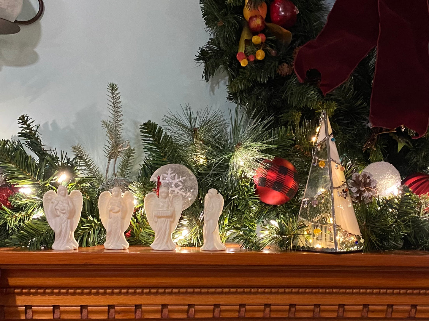 White 3D Tea Light Christmas Tree